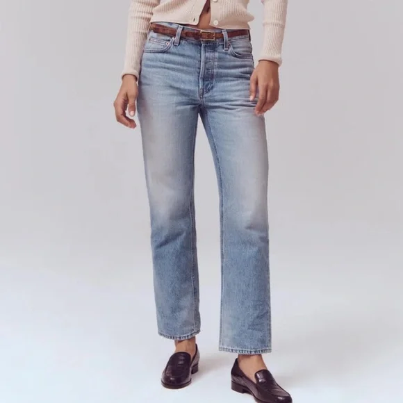 ALEX MILL The Bev Relaxed Straight Leg Button Fly Jean--28 - Picture 3 of 16